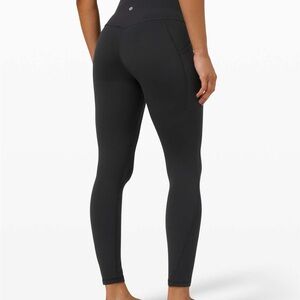 Lululemon Align High Rise Yoga Pant Legging with Pockets 25" Black Small size 6